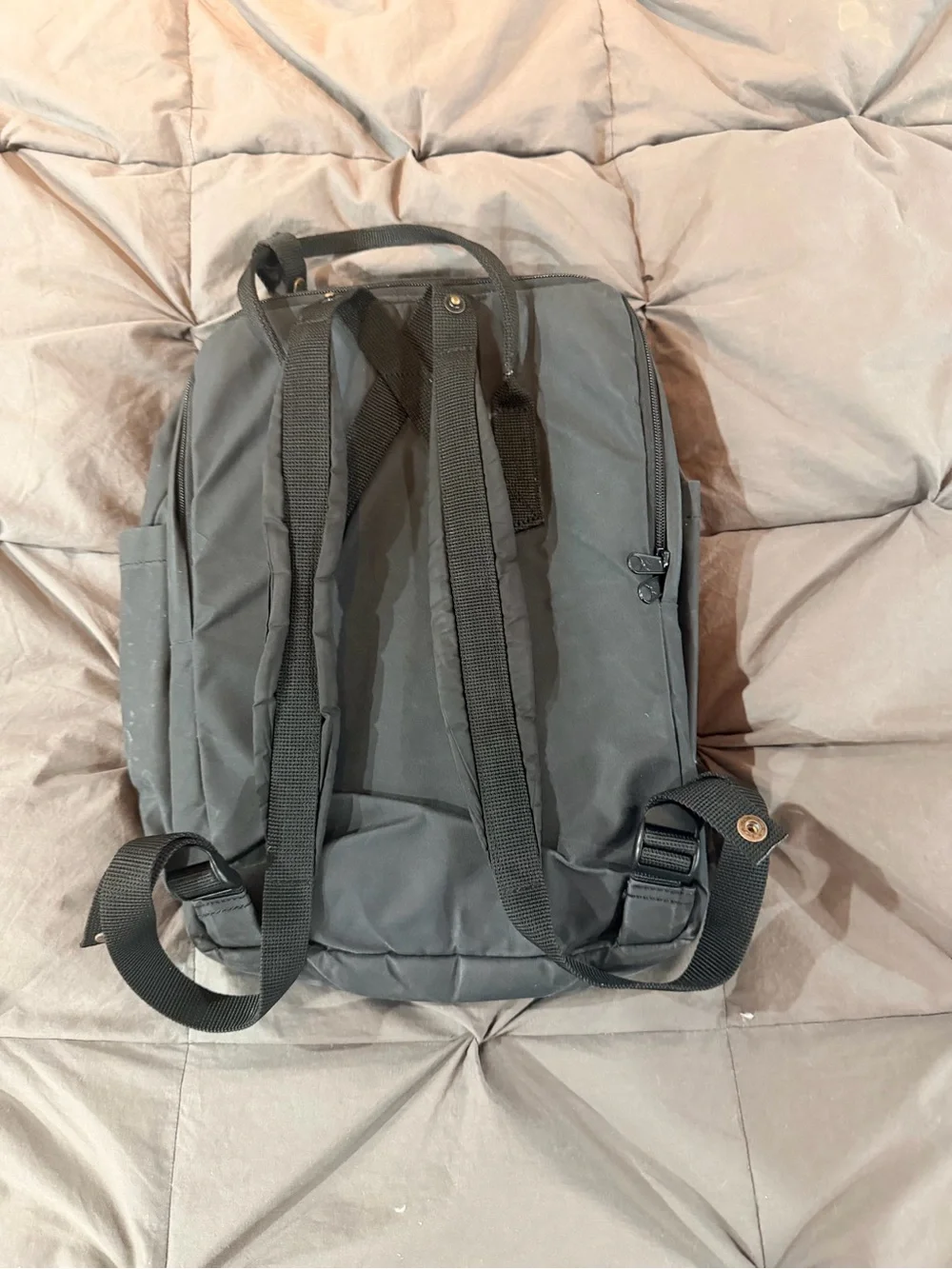 Fjallraven Kanken Backpack - Black with Red Logo